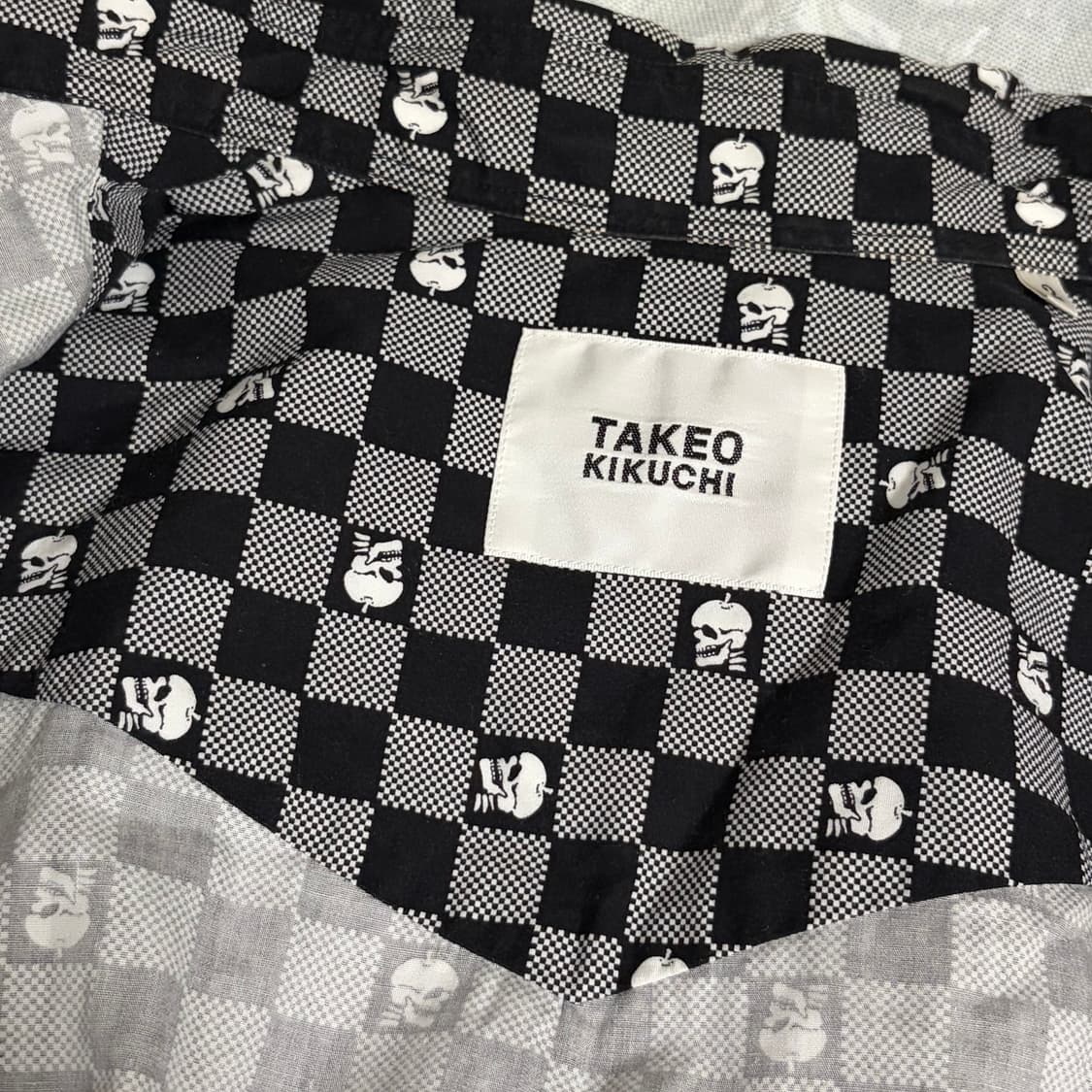 Takeo kikuchi 타케오 키쿠치 해골 셔츠 상품이미지5