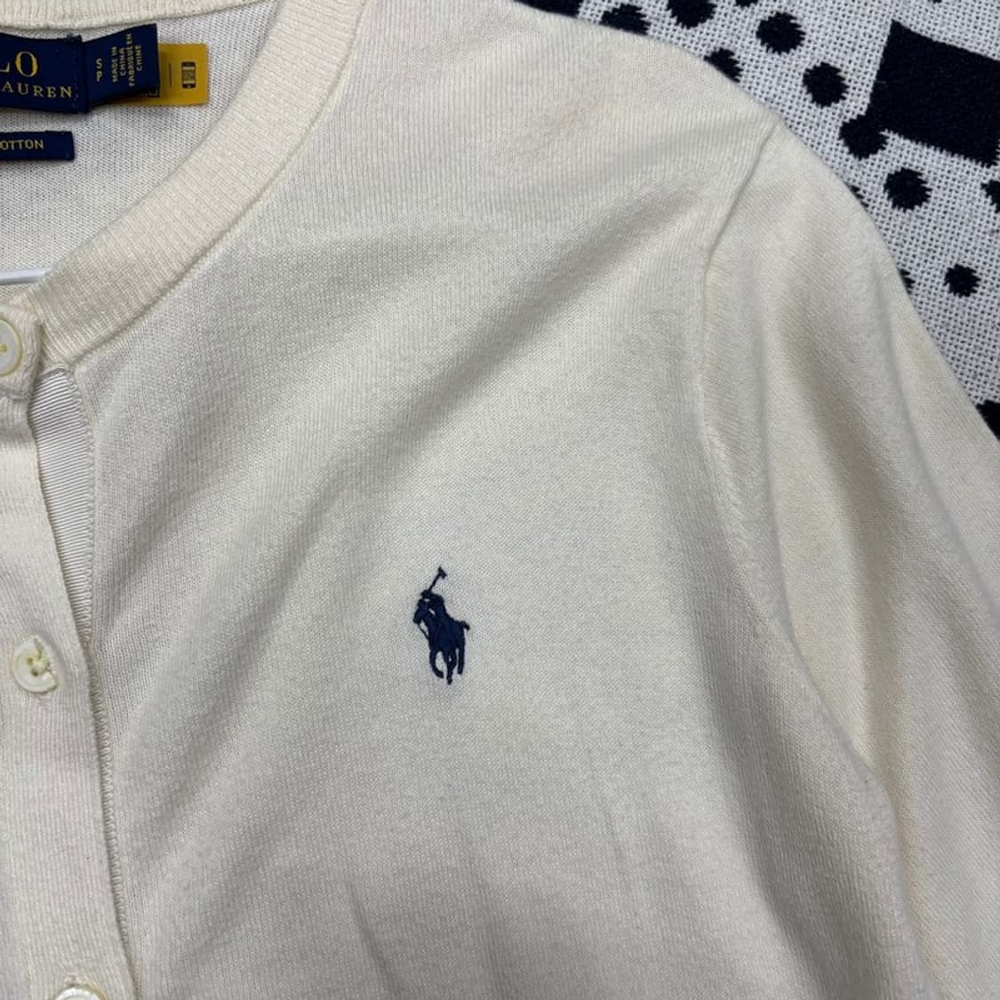 폴로 랄프로렌 신형 자수로고 피마코튼 니트 가디건 S P00001 상품이미지2