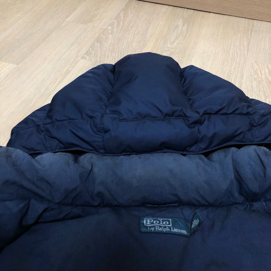 (XXL) 폴로 랄프로렌 POLO 덕다운 후드 디테쳐블 네이비 푸퍼 패딩 상품이미지7