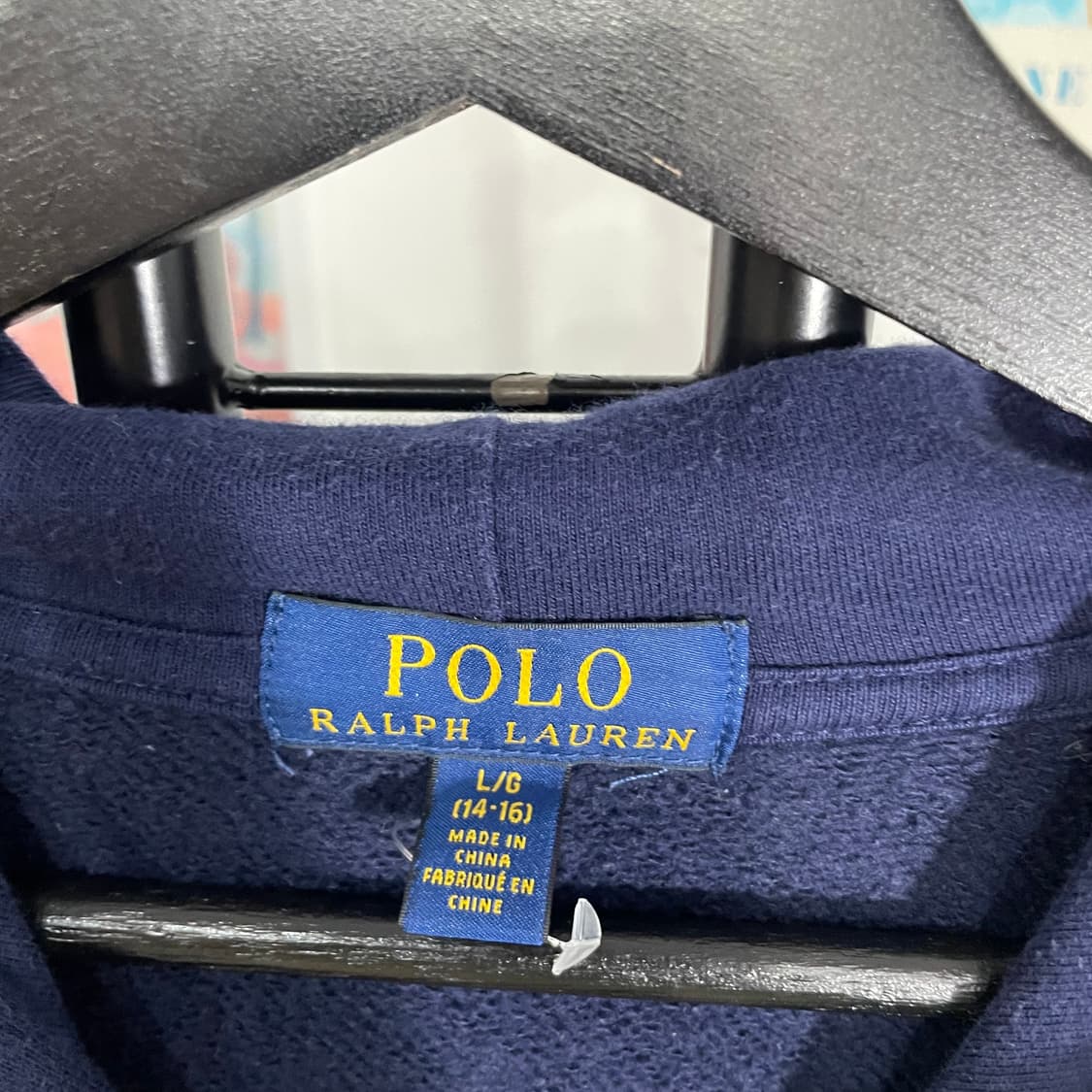 폴로 패치 레터링 후드티 상품이미지7