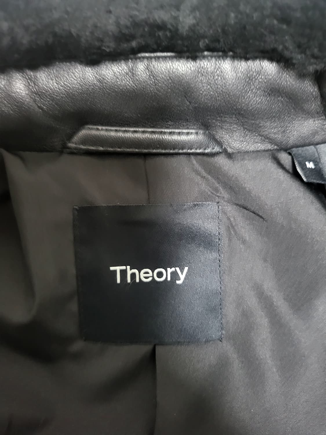 *새상품* 띠어리 시어링 카라 양가죽자켓 상품이미지5