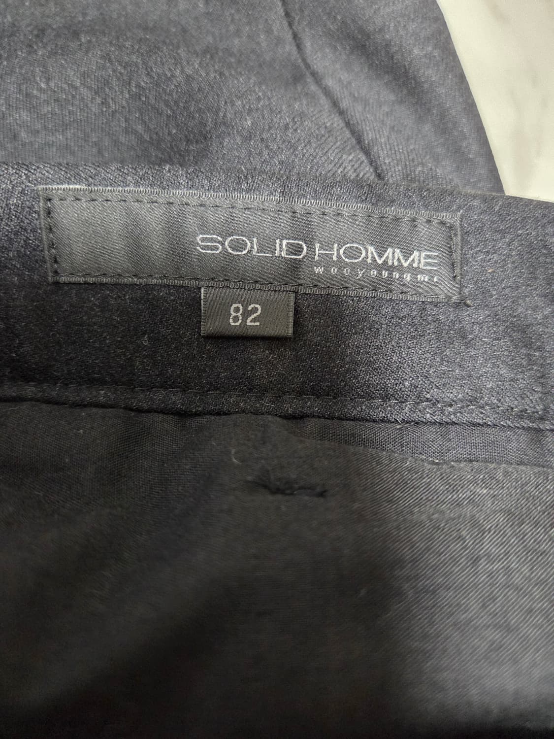 솔리드옴므 그레이 슬랙스 상품이미지10