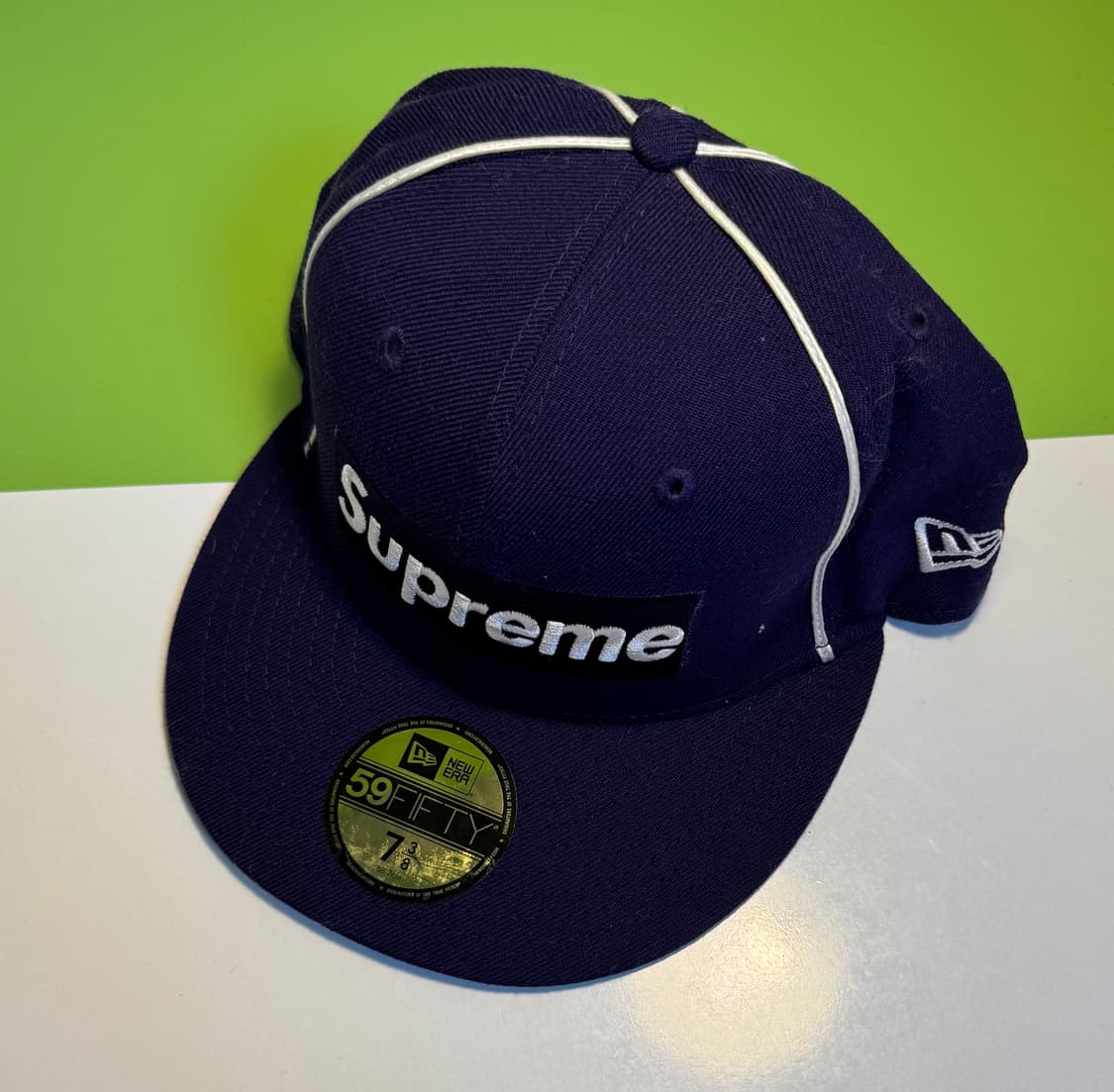 17ss supreme piping purple 7 3/8 상품이미지1