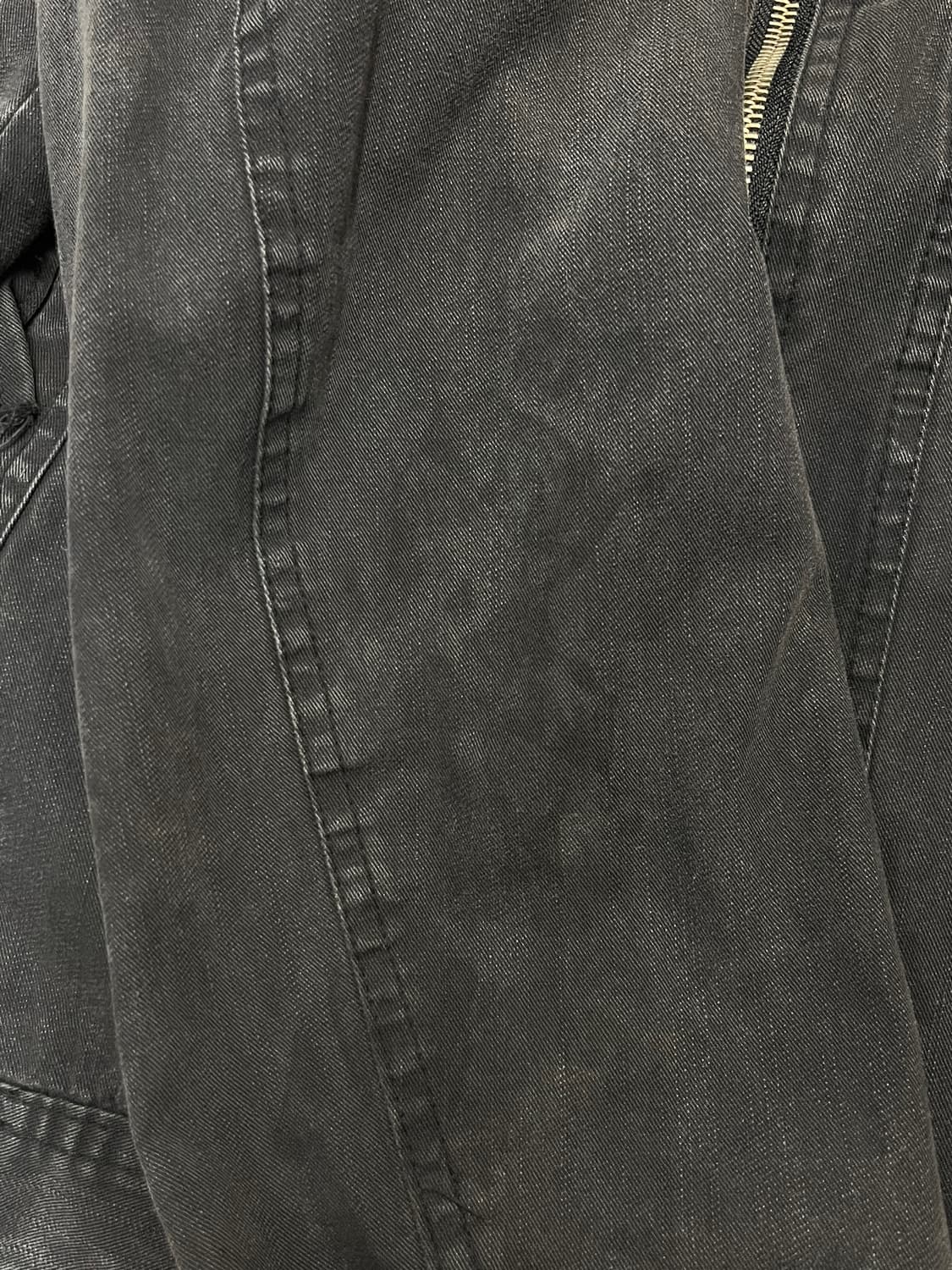 빈티지 데님 바이커자켓 상품이미지7