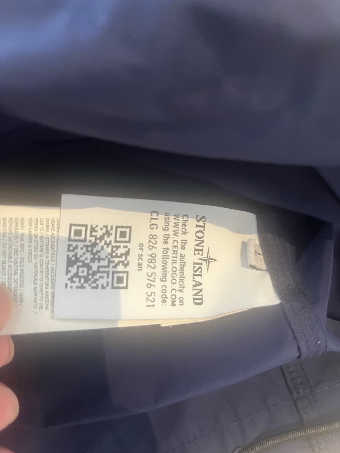 스톤아일랜드 바람막이 야상 L 상품이미지5