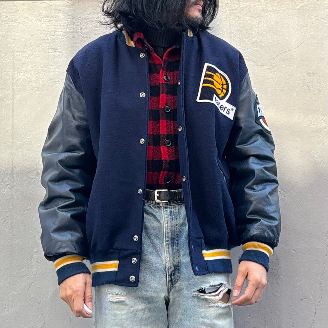 90년대 미국 드롱 인디애나 페이서스 스타디움 자켓 상품이미지9