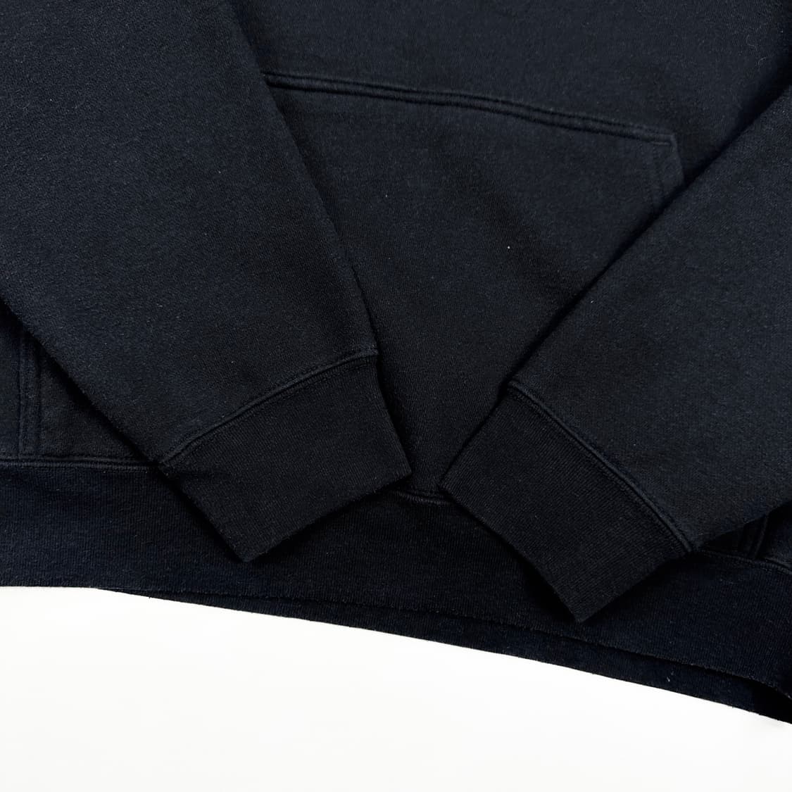 파타고니아 시그니처 로고 블랙 후드티 (M) 상품이미지5