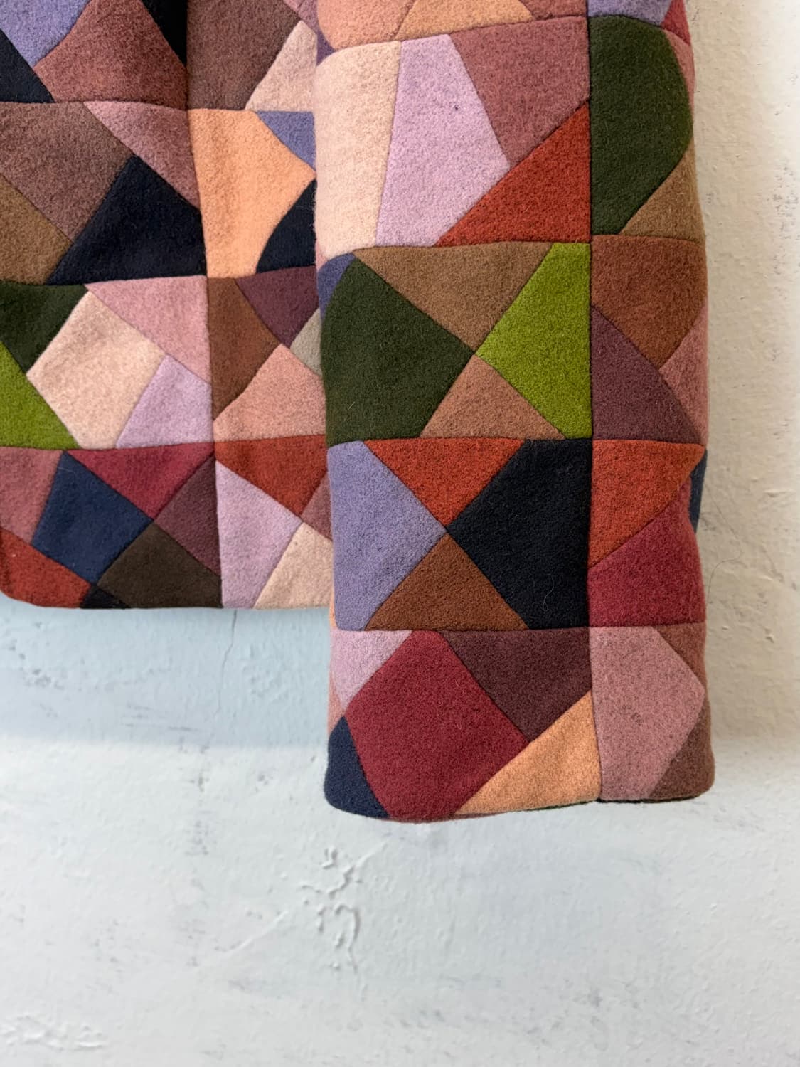 겐조 90s 빈티지 패치워크 울 자켓 상품이미지3