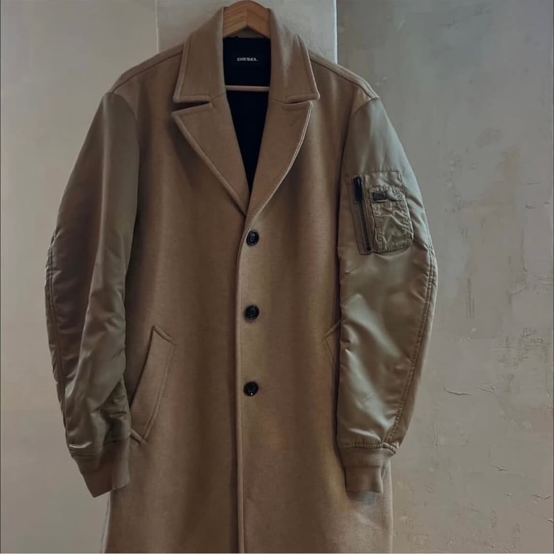 디젤 ma-1 카멜 코트 상품이미지2