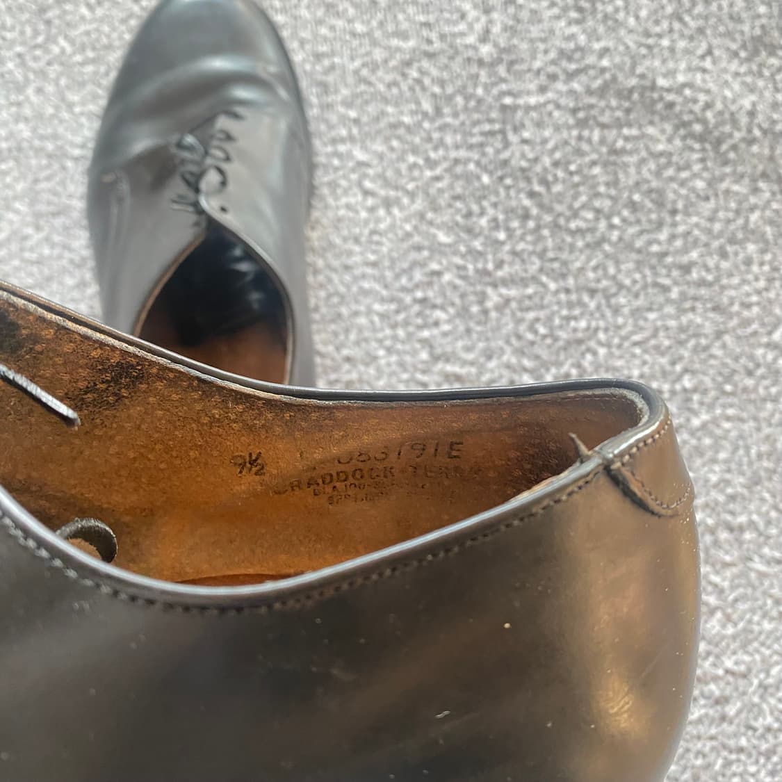 1988 US9.5W 미해군단화 서비스슈즈 Craddock 상품이미지5