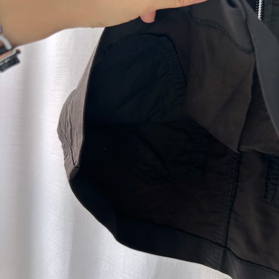 Sandro 산드로 프론트 집업 디테일 미니 스커트 블랙 3 상품이미지7