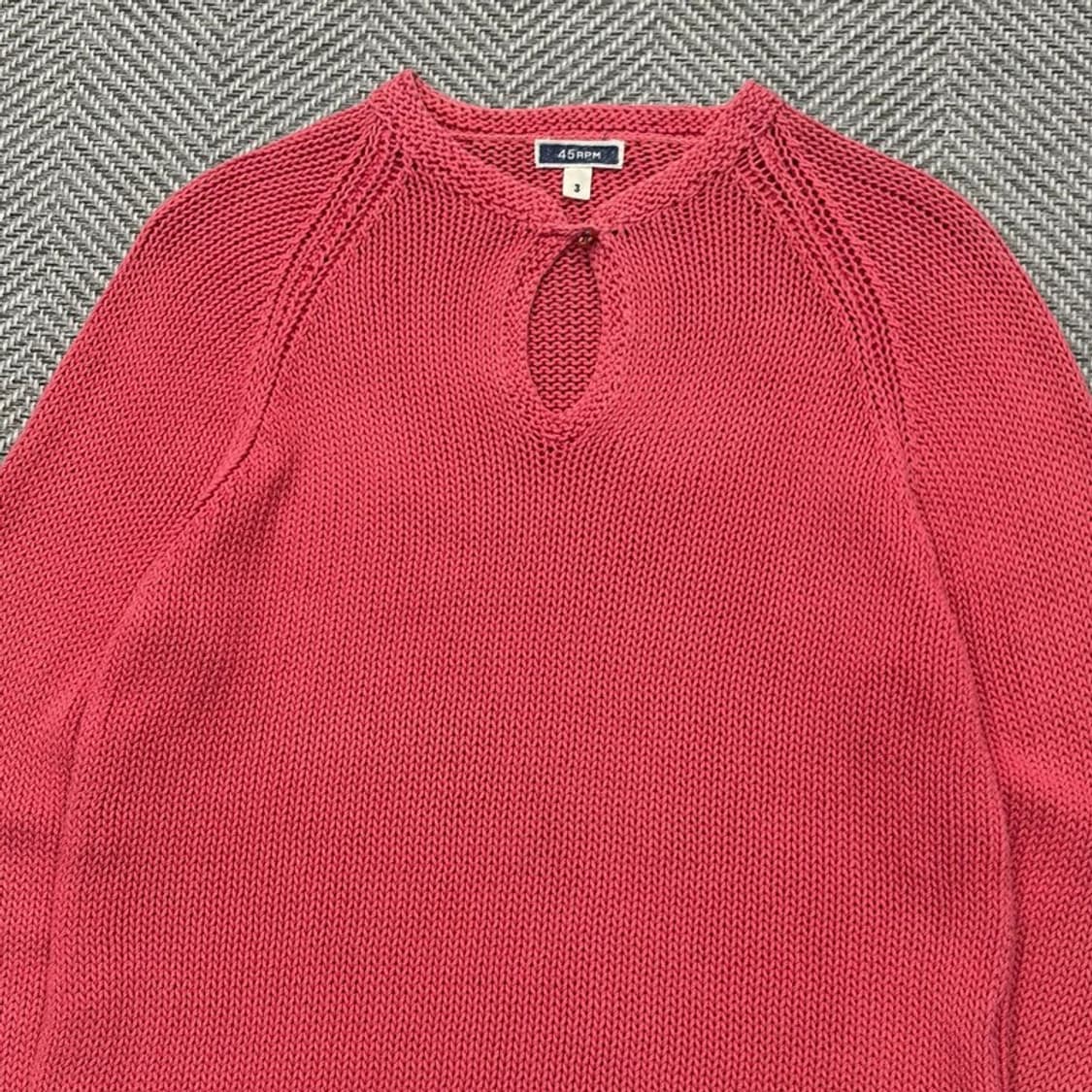 45rpm 트임 코튼 니트 v2044 상품이미지3