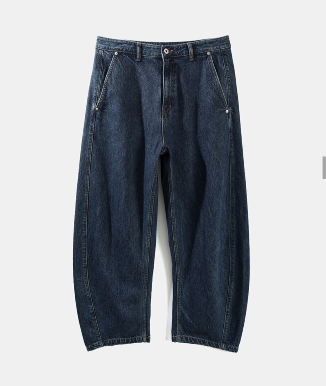 애습 커브드 와이드 데님 L 상품이미지2