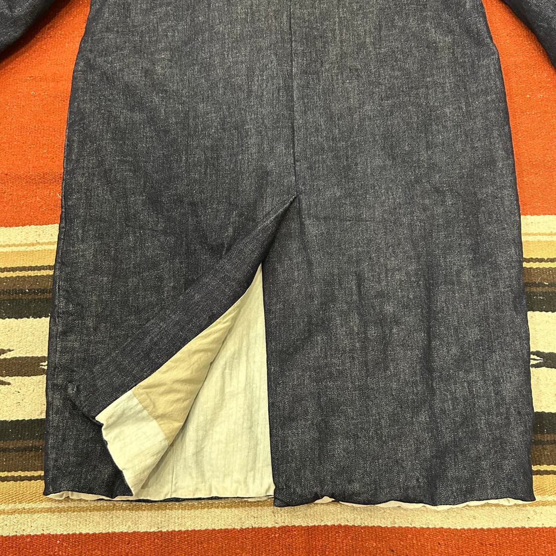 Hannoh wessel 아노베셀 데님 더블 코트 상품이미지2