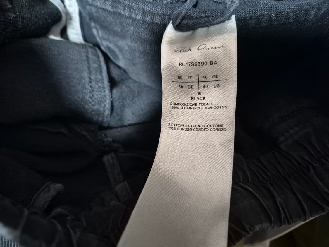 Rick Owen's 릭오웬스 마스토돈 조거카고(50) 상품이미지10