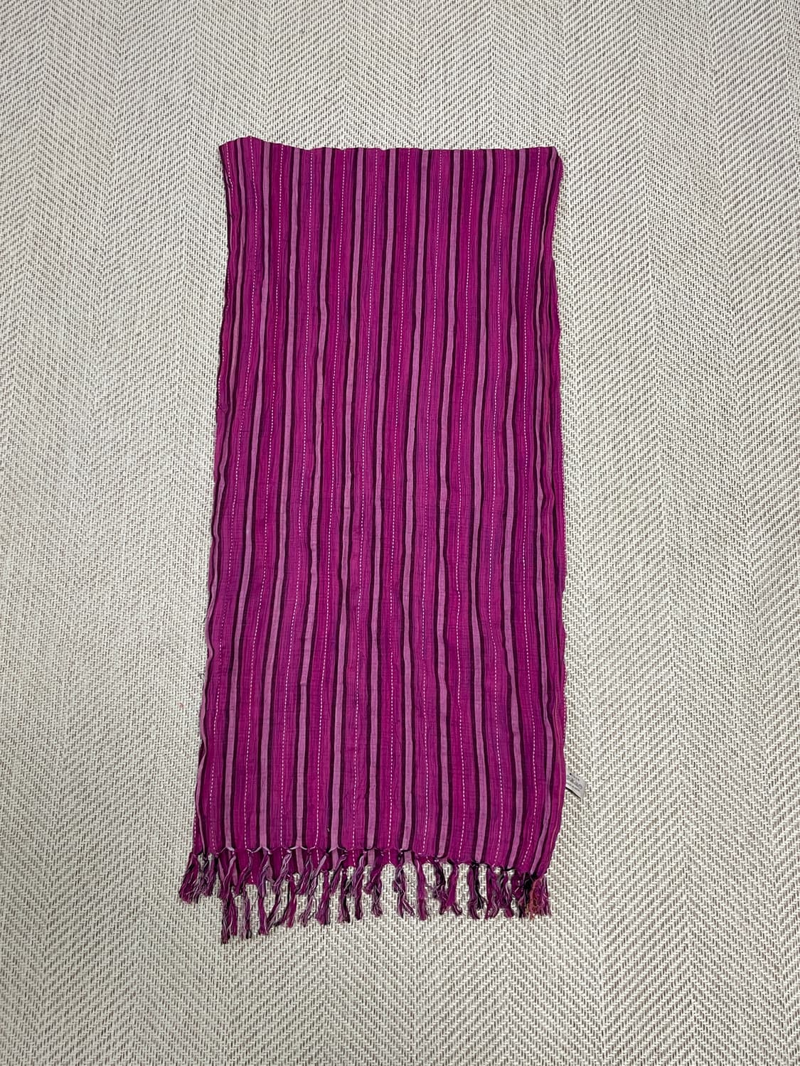 빈티지 인디안 테슬 스트라이프 스톨 J03558 상품이미지3