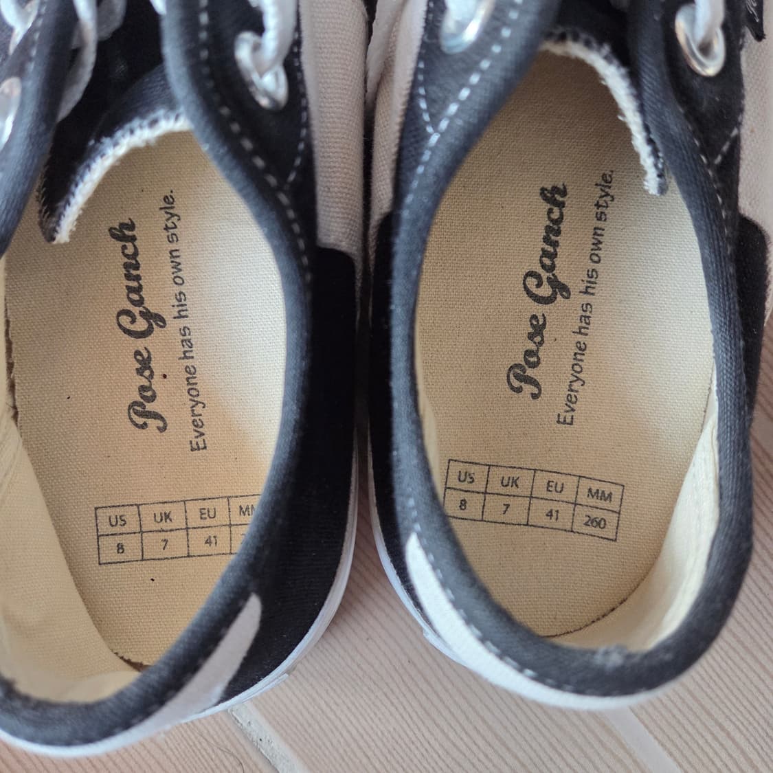 포즈간츠 멈멈 마일드 블랙 컨버스화 상품이미지5