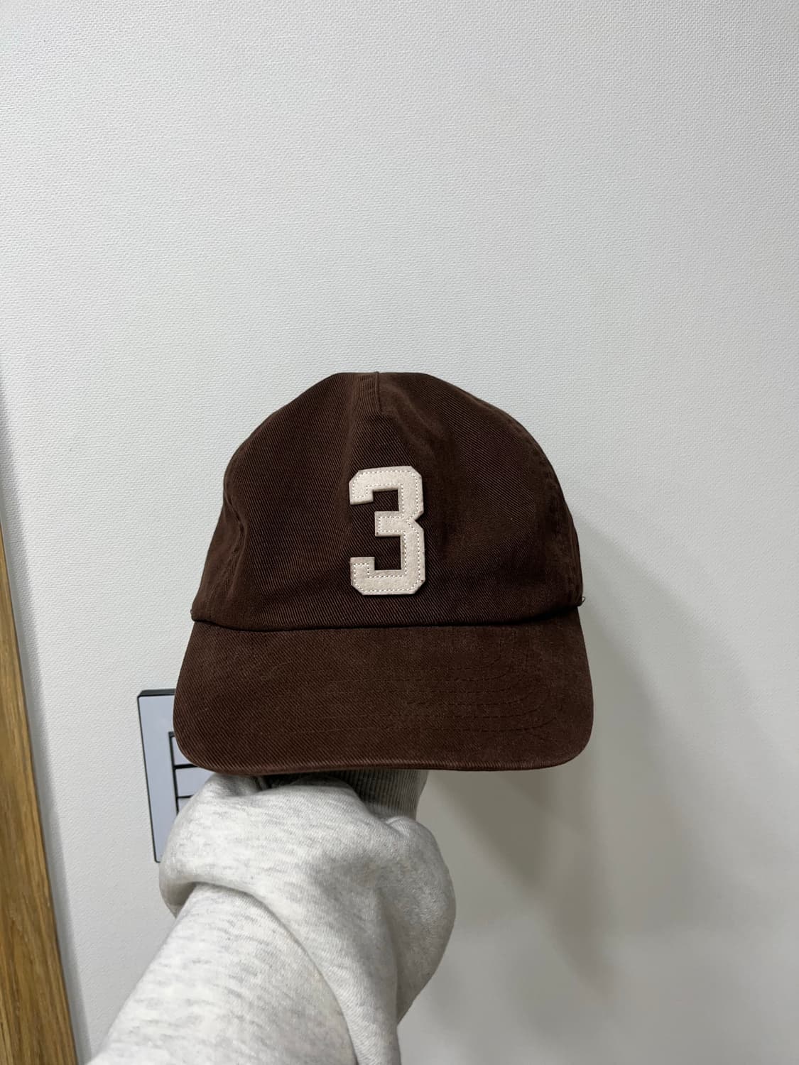 컬렉트피시스 쓰리 5패널 캡 브라운 상품이미지1