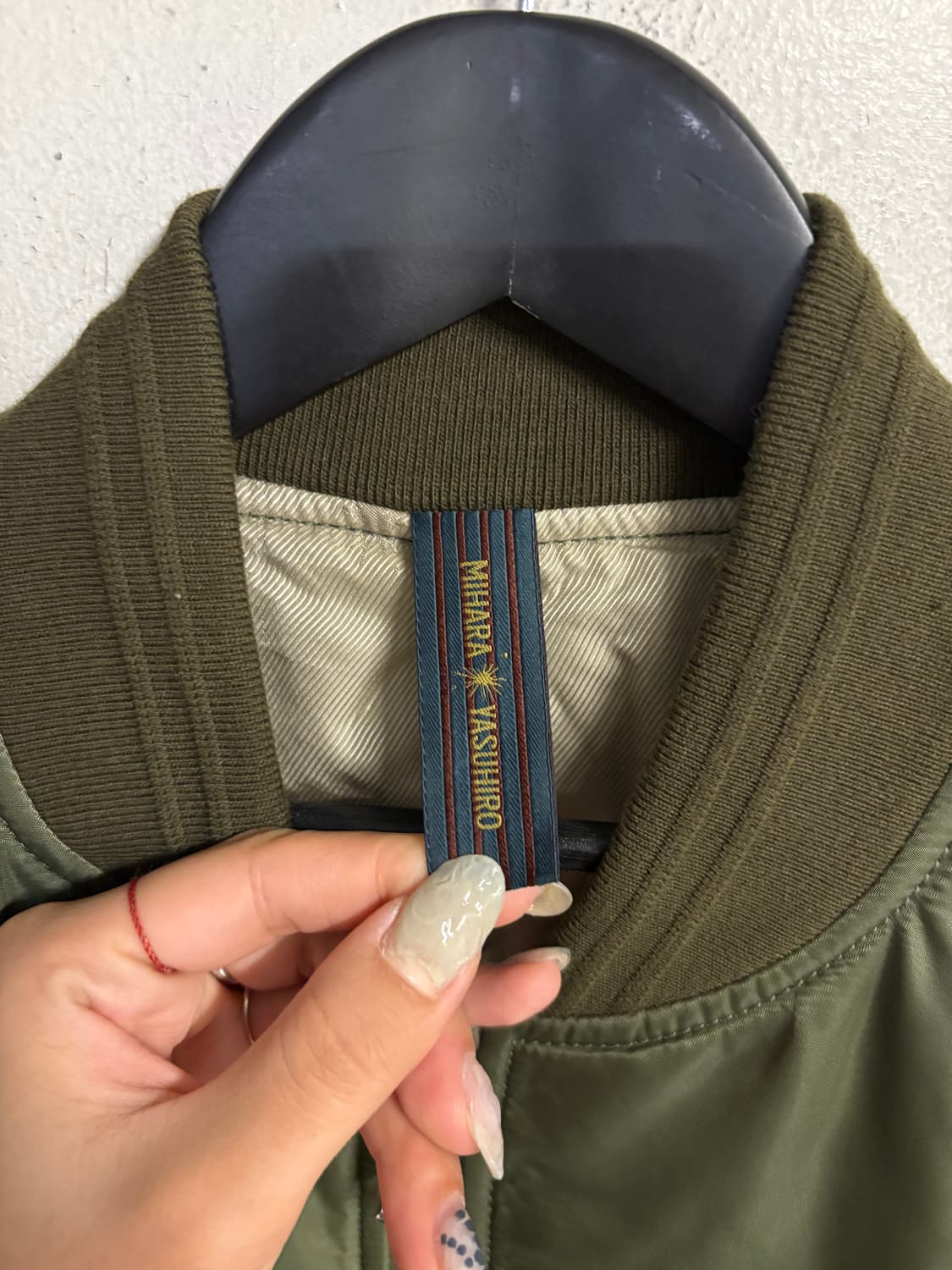 MIHARA YASUHIRO patchwork ma-1 bomber ja 상품이미지7