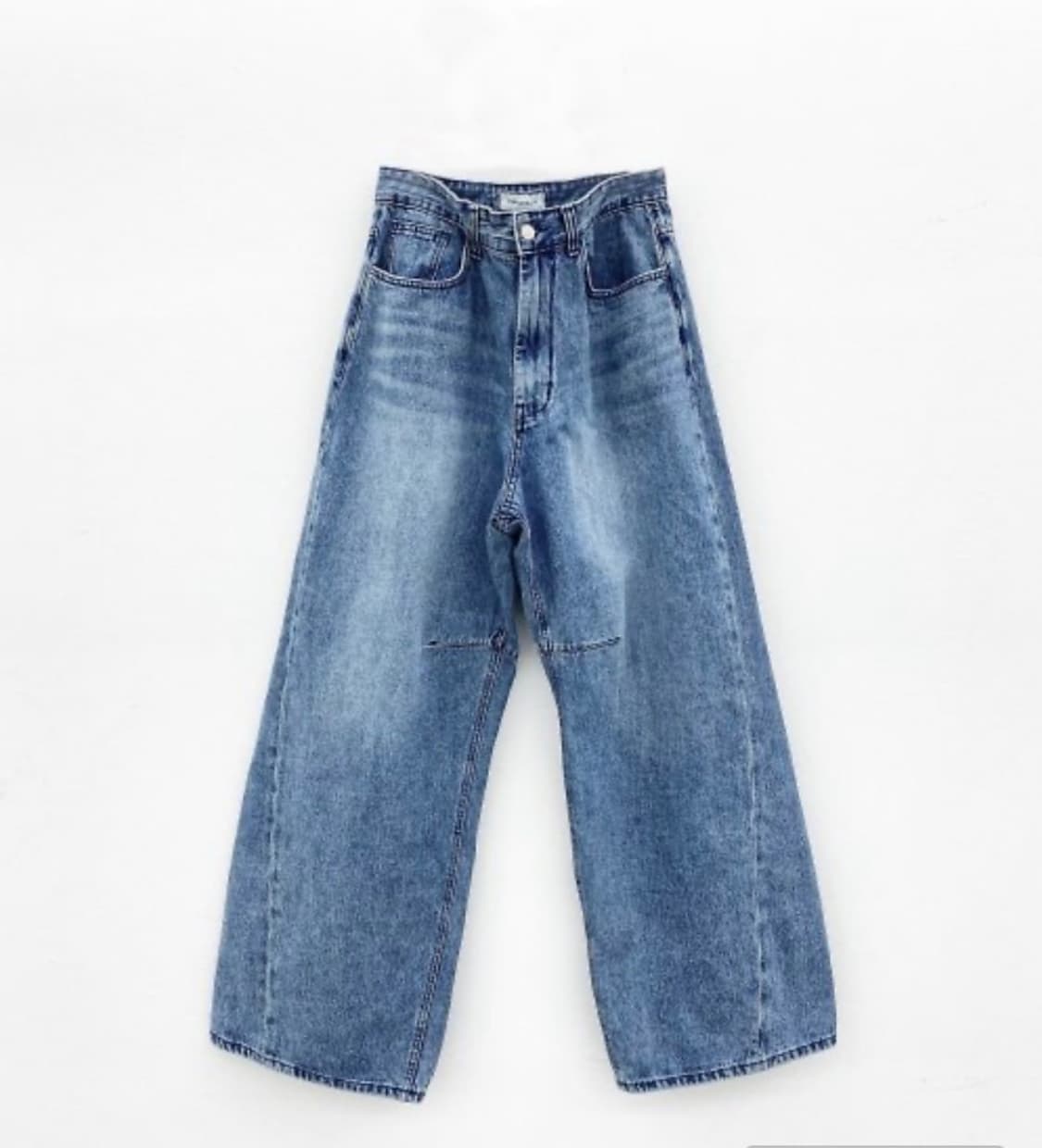 999휴머니티 커브드 헤리티지 데님 팬츠 워시드 블루 상품이미지1