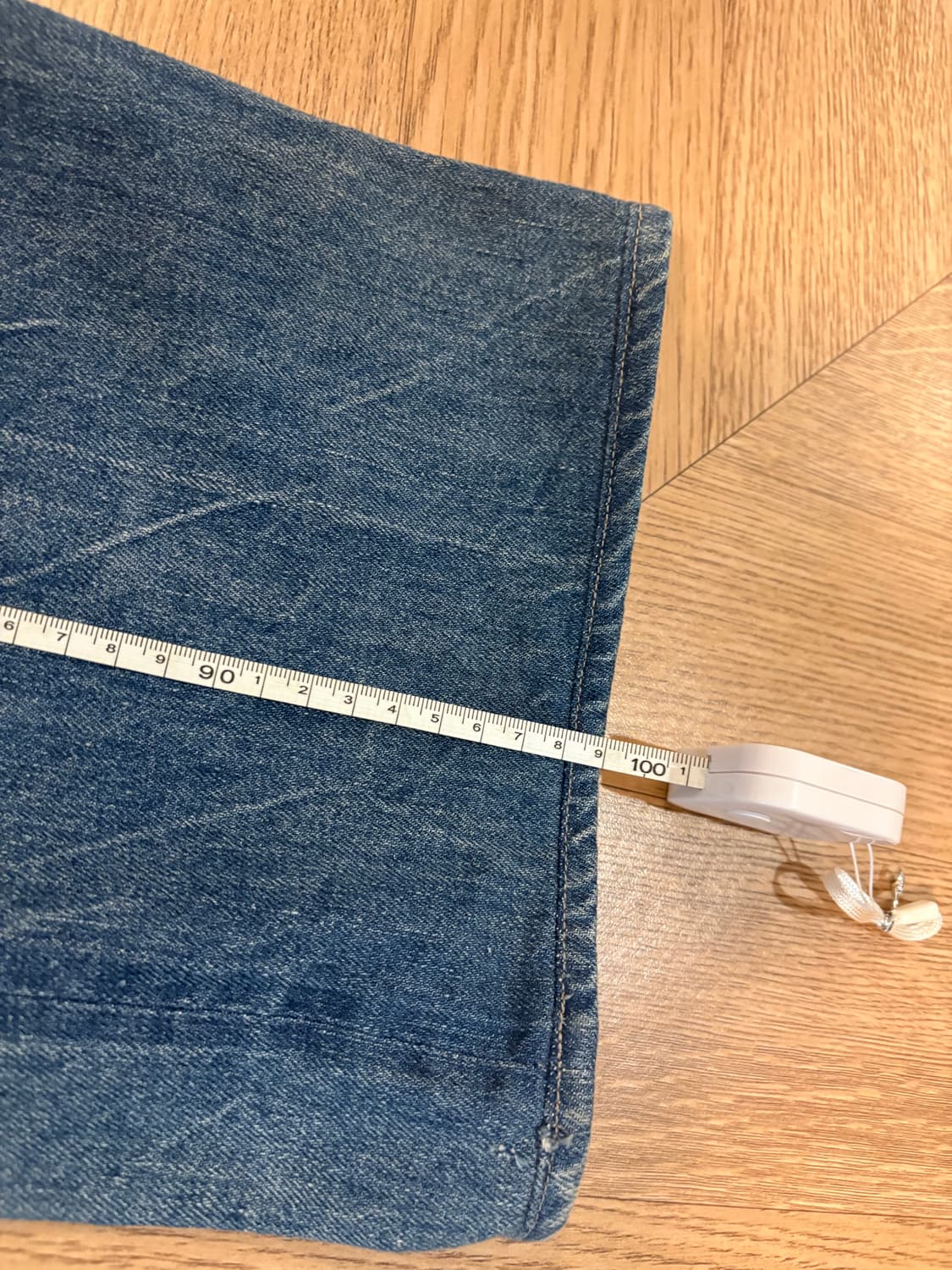 오라리 페이디드 셀비지 데님 상품이미지3