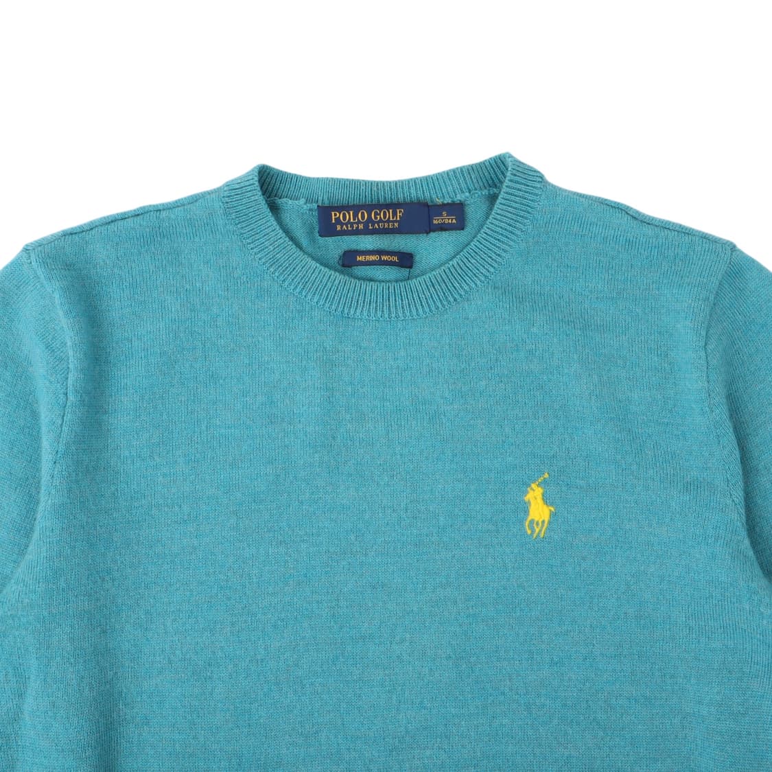 폴로 랄프로렌 에메랄드 블루 메리노울 니트 상품이미지2