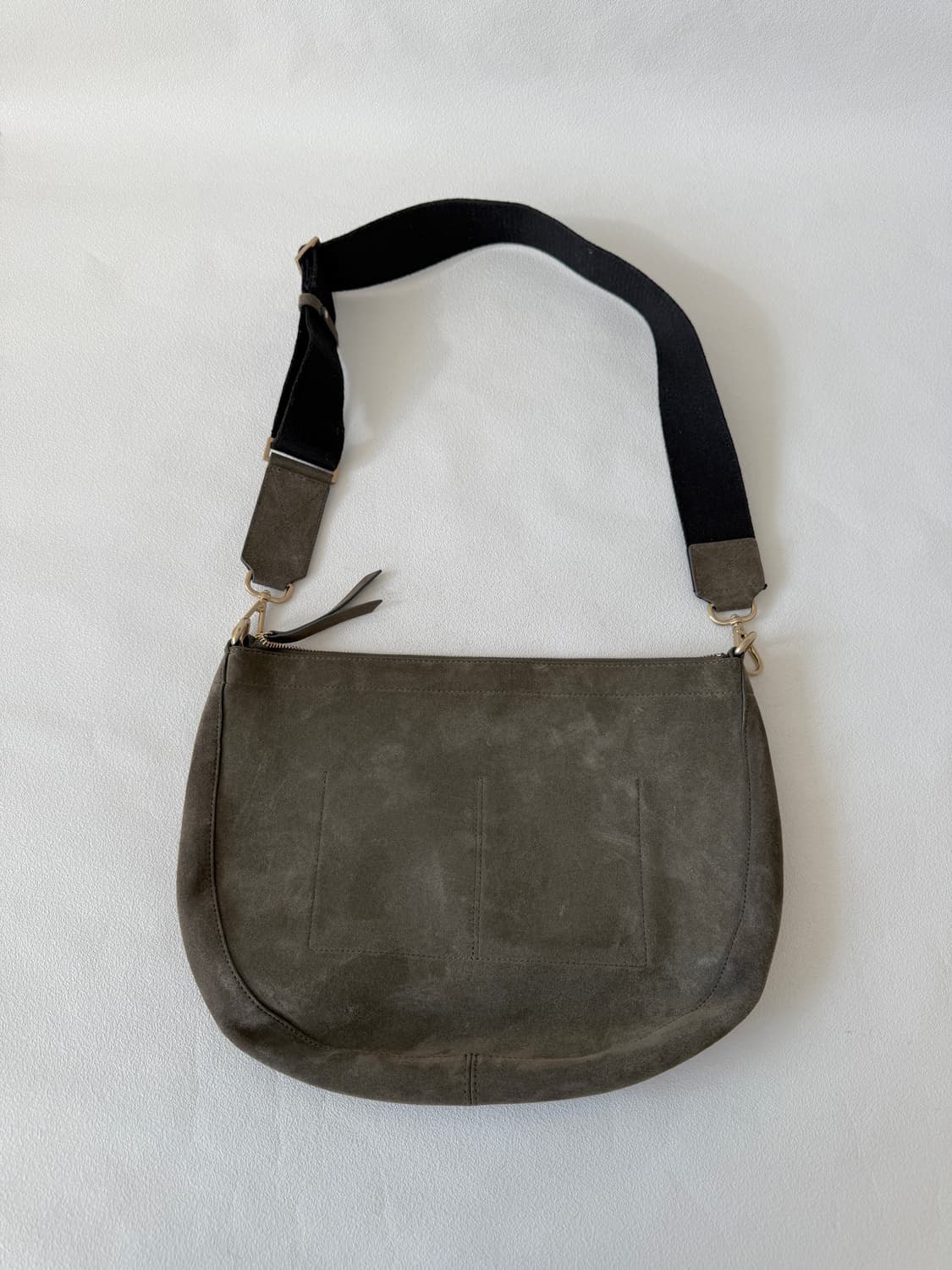 Pre owned 스웨이드 숄더 크로스백 상품이미지3