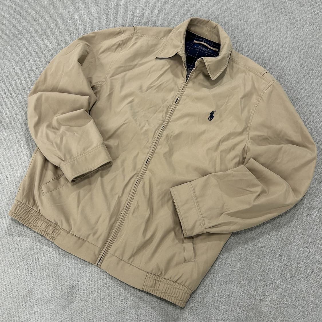 폴로 랄프로렌 베이지색 바람막이 자켓 m 상품이미지1