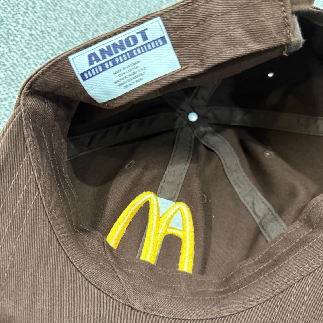 F 아노트 ANNOT 맥도날드 볼캡 모자 상품이미지8
