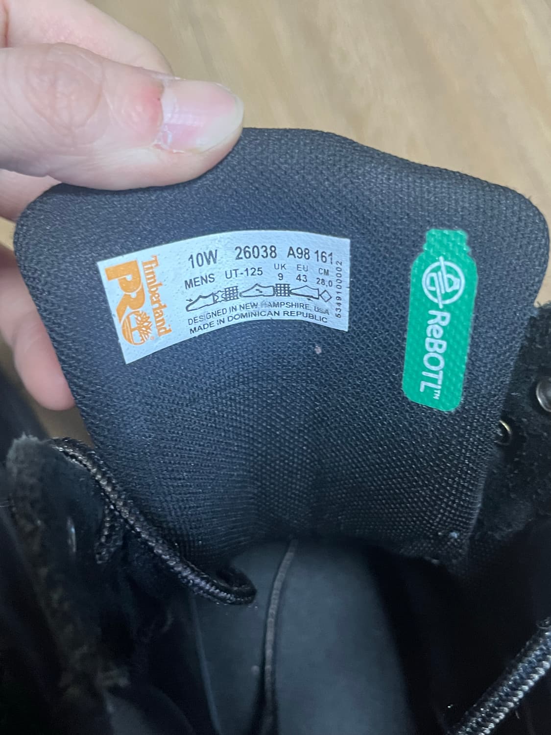 팀버랜드 프로 다이렉트 어태치 6인치 블랙 10W 상품이미지5