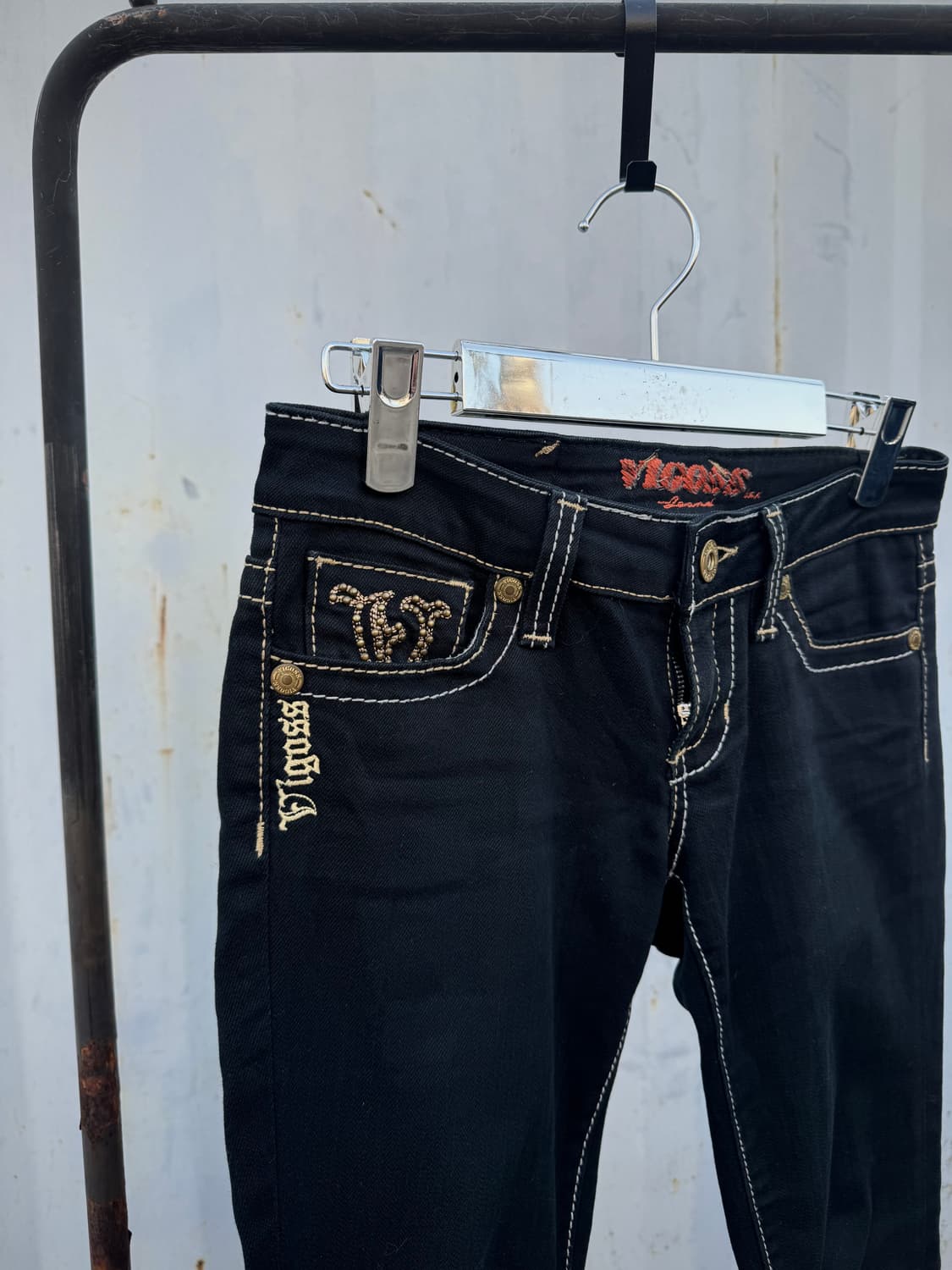 Stitch Denim Skinny Jeans 상품이미지2