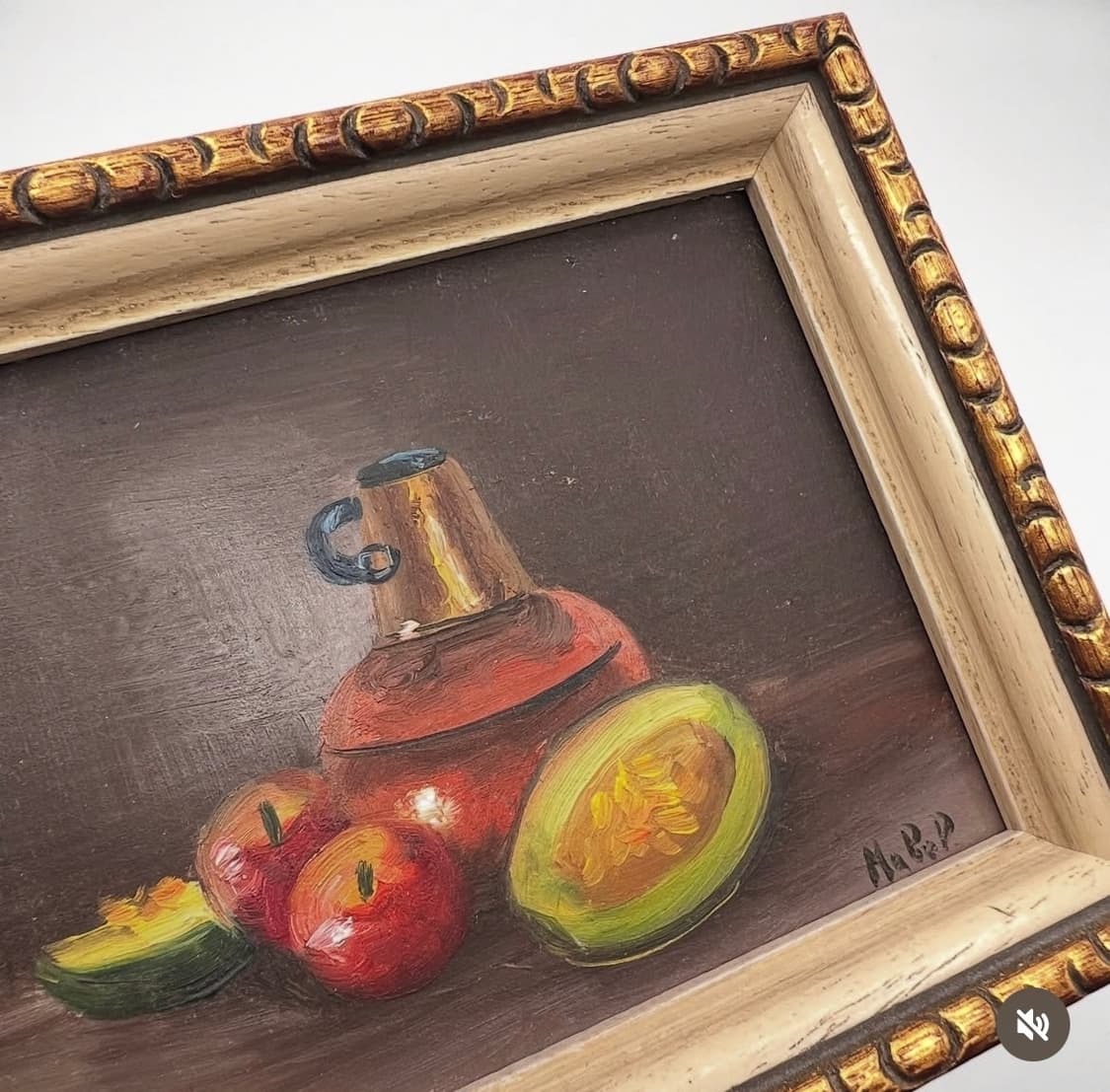 독일 빈티지 오일페인팅 액자, 유화액자 상품이미지5