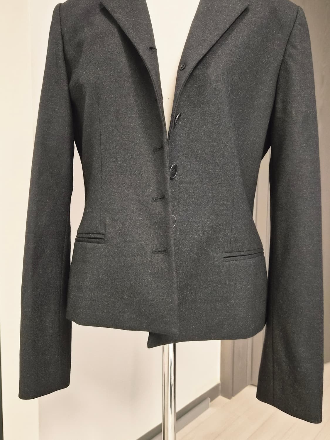 [정품] 폴로 랄프로렌 여성 울 블레이저 자켓 (차콜 그레이) 상품이미지5