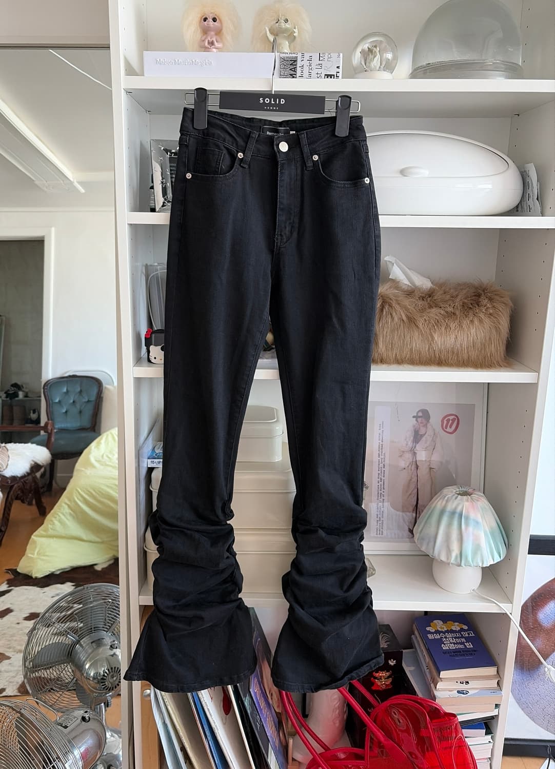 셔링 부츠컷 팬츠 (스판굿) 상품이미지2