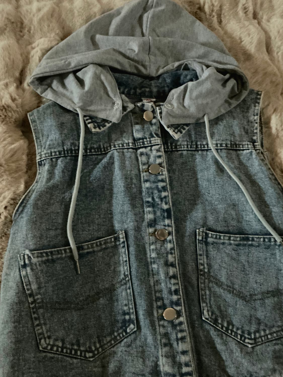 후드 청조끼  상품이미지1