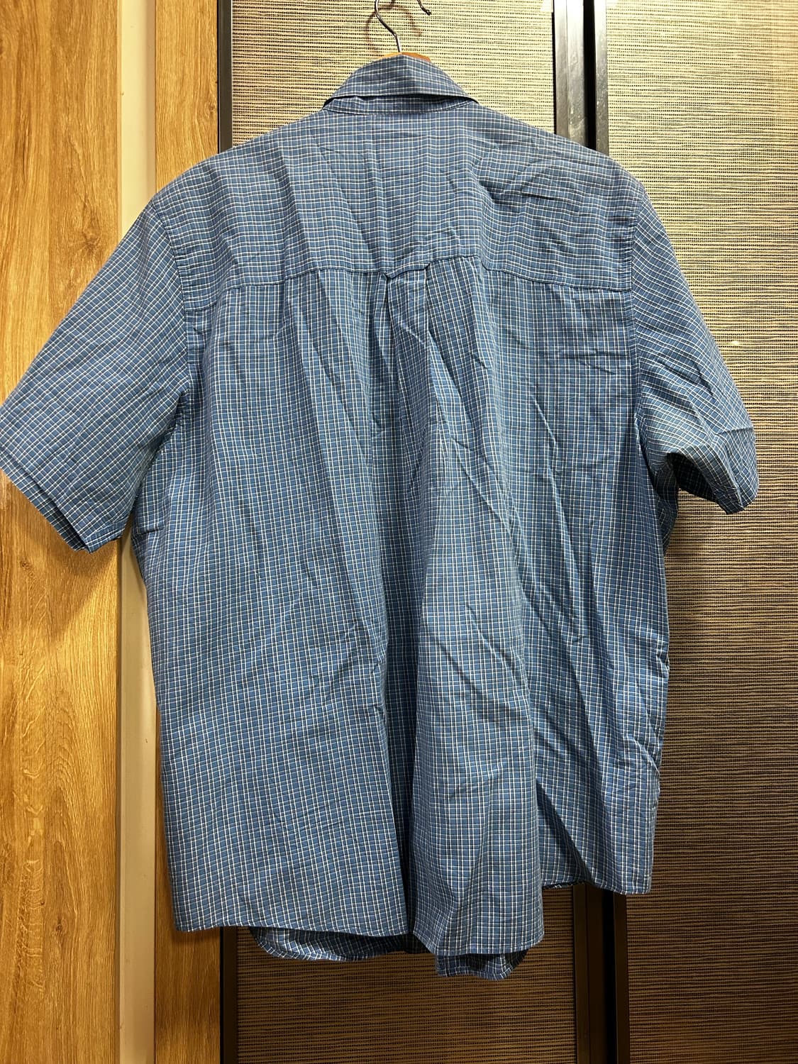 챕스 랄프로렌 블루 체크 반팔셔츠 상품이미지2