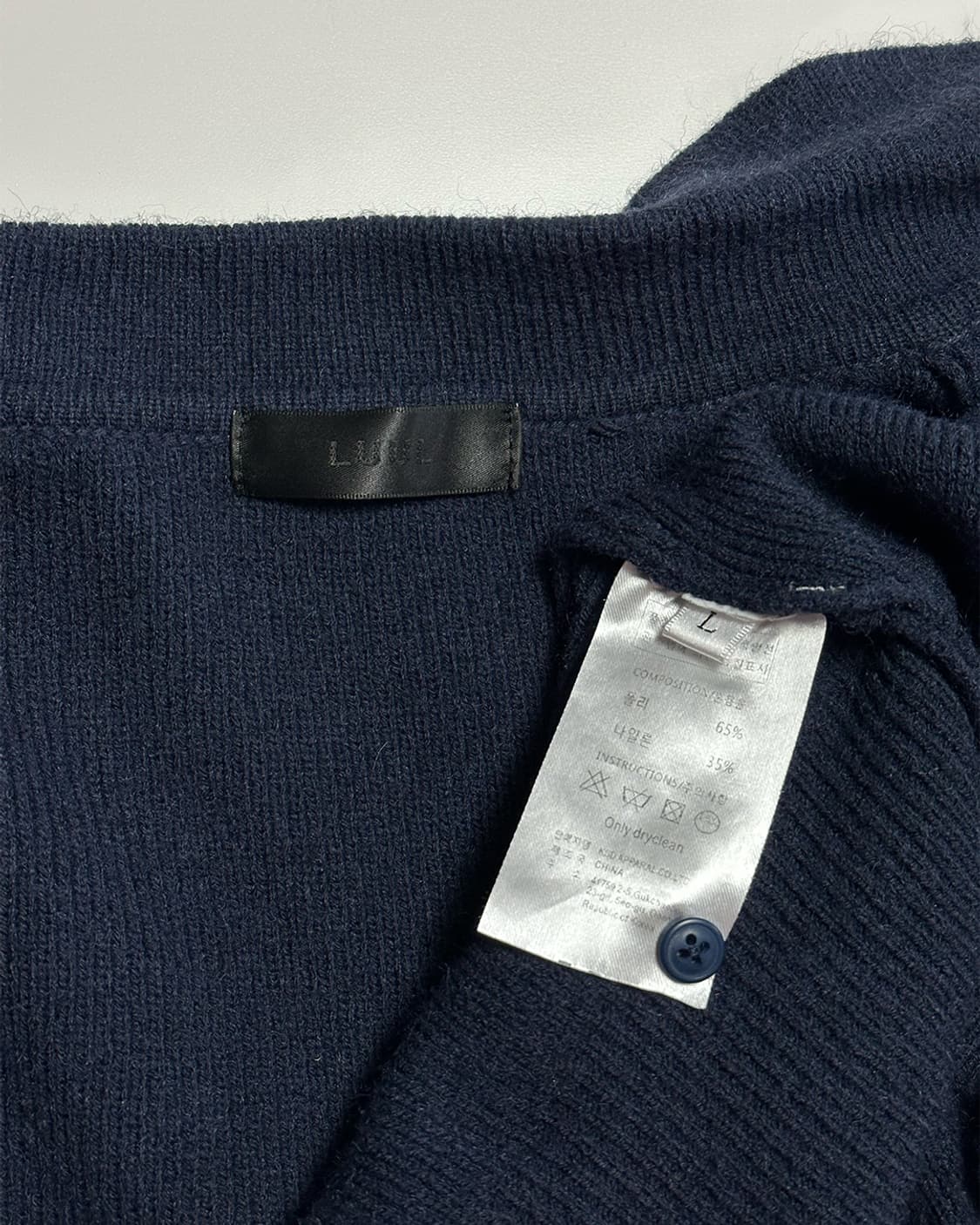 LUUL 카라 니트 가디건 상품이미지3