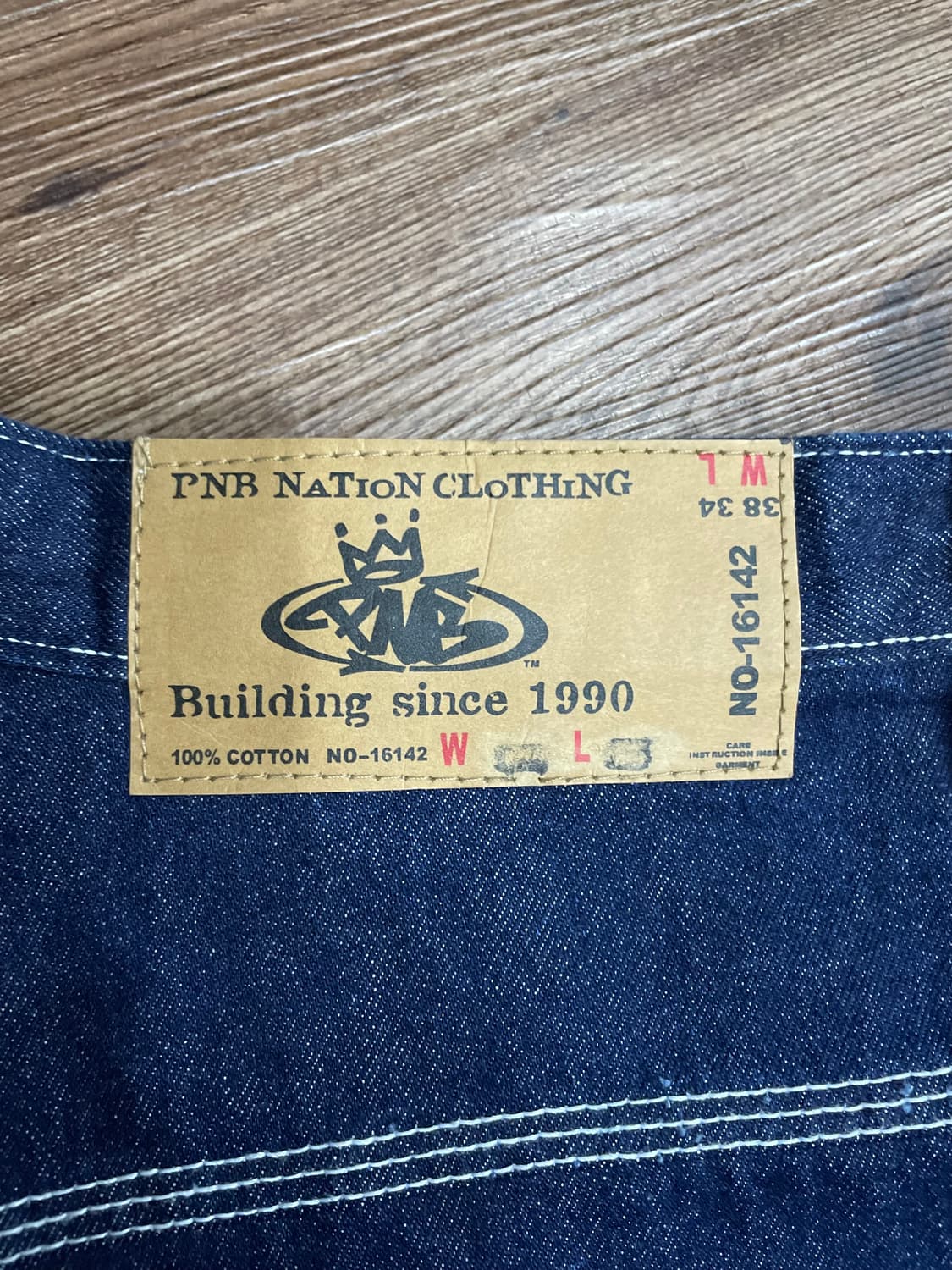 PNB NATION CLOTHING 버뮤다 데님 카펜터 팬츠 생지 상품이미지4