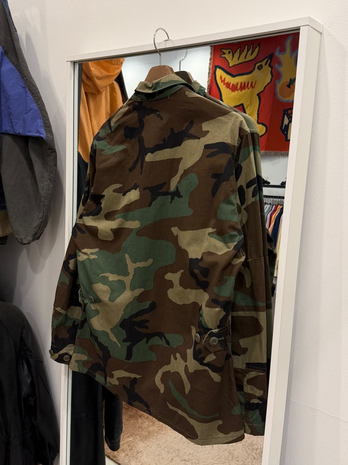 80s Military U.S.Army 미군 우드랜드 카모 BDU 자켓 상품이미지6