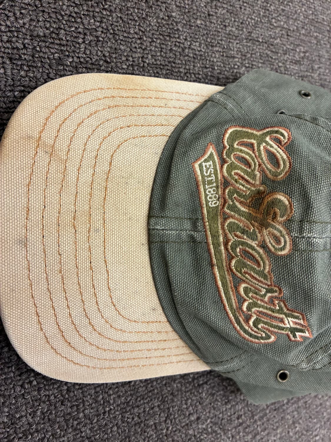 칼하트 빈티지 오데사 캔버스 볼캡(이염) 상품이미지3