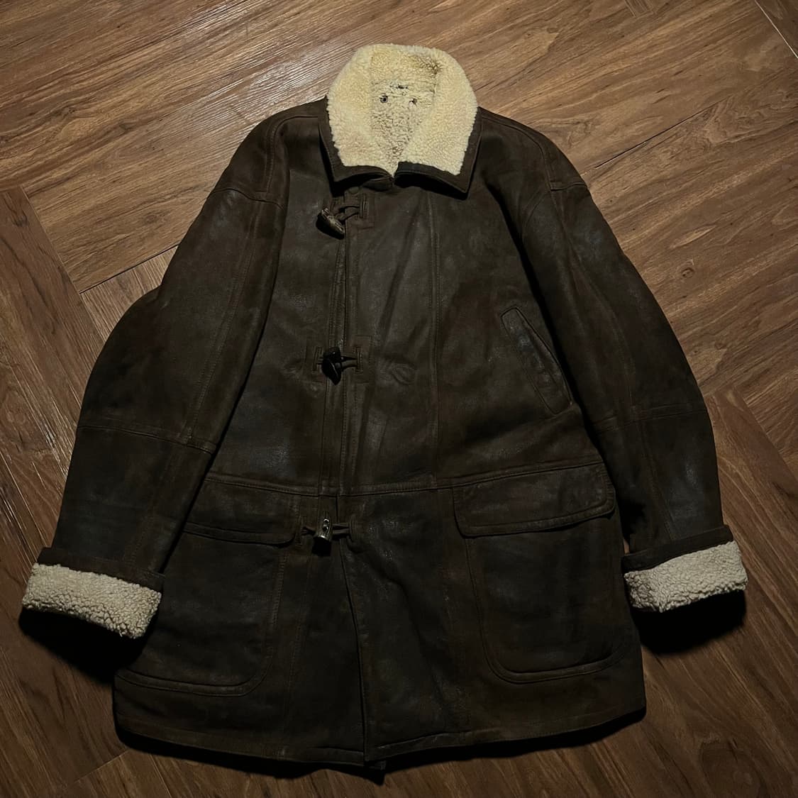 J.PRESS Lambskin Shearling Coat L 상품이미지2
