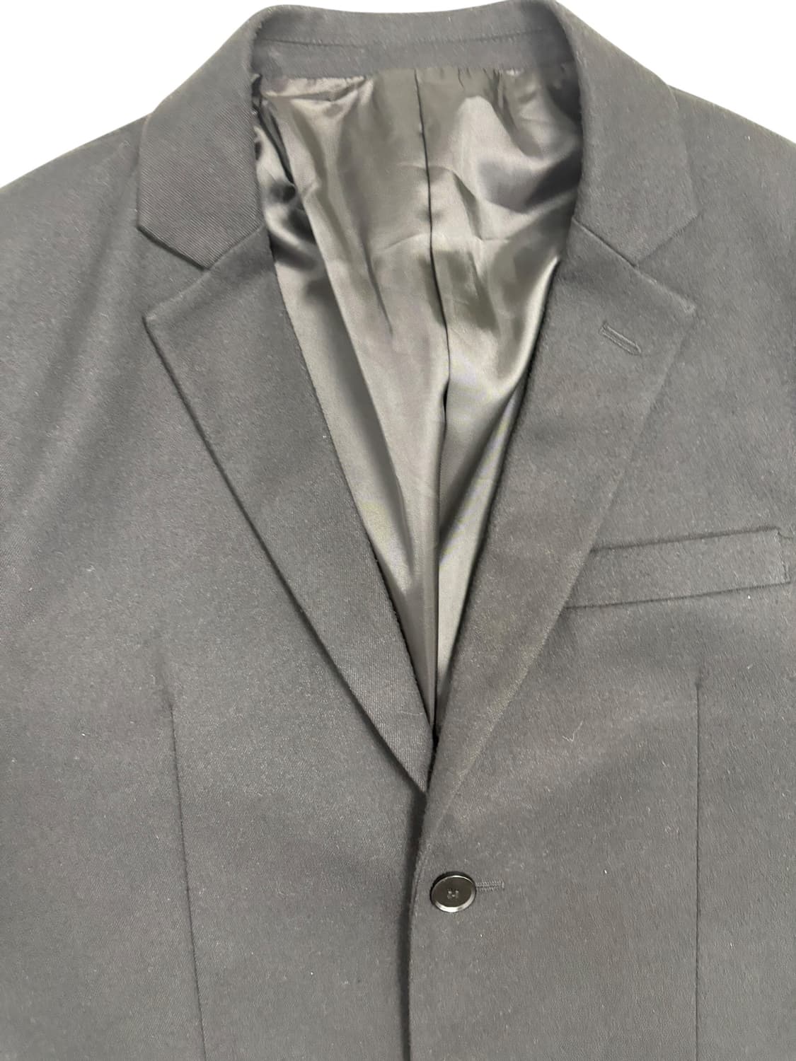 모노소잉 울 자켓 블랫 상품이미지5