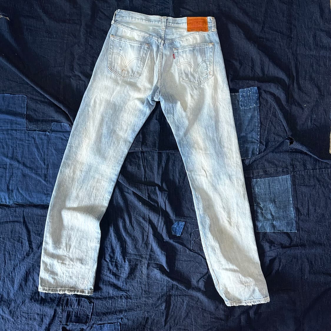 리바이스 501 데미지 데님 팬츠 32 상품이미지5