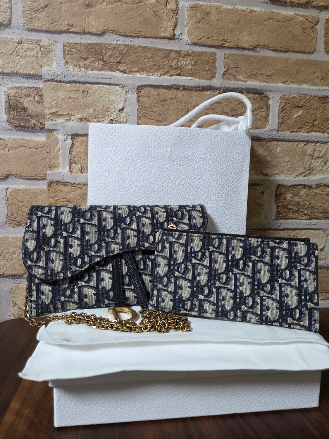 디올 오블리크 스몰 체인 파우치 상품이미지1