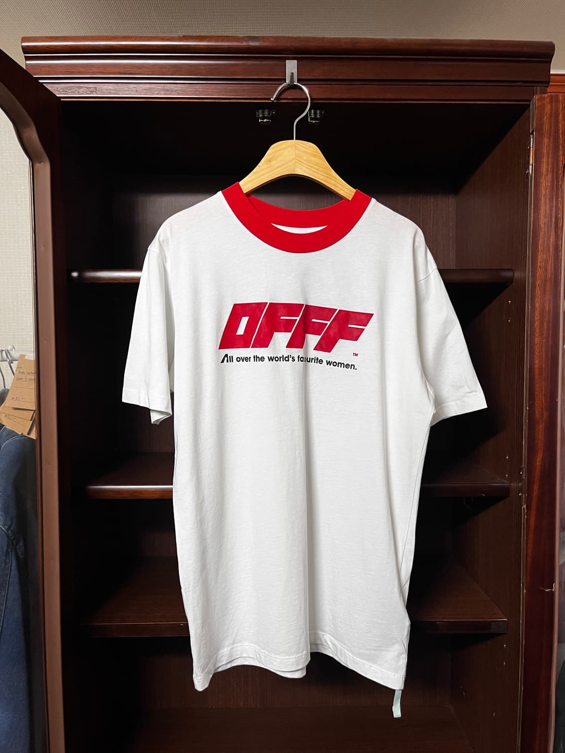 Off white white oversized T-shirt    상품이미지1