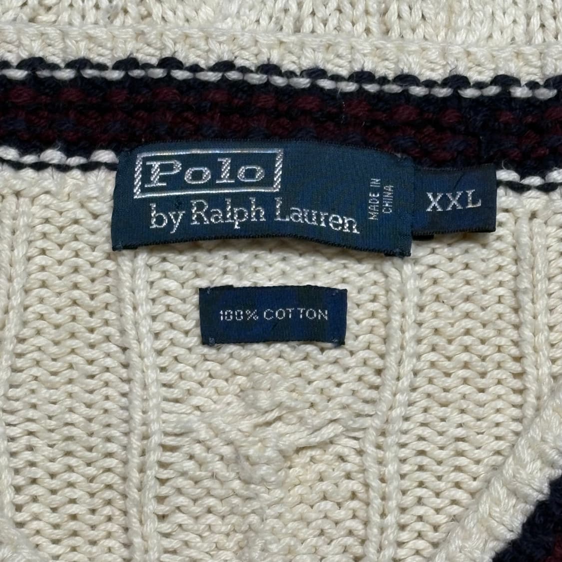 Polo Ralph Lauren 아이보리 크리켓 케이블 니트 상품이미지3