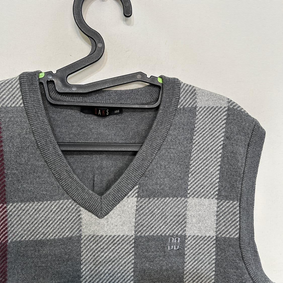 닥스 남성 울 니트조끼 100 상품이미지2