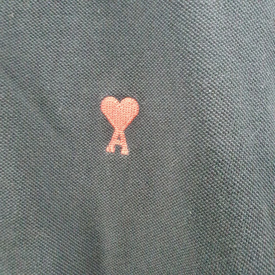 추L 아미 남성 블랙 캐주얼 카라 반팔티셔츠 상품이미지3