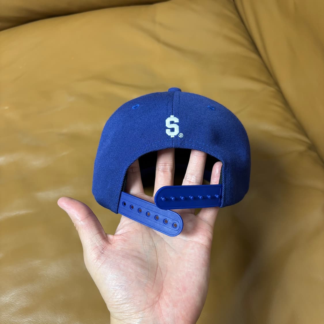 Supreme 슈프림 블루 6패널 볼캡 모자 (Washed Blue) 상품이미지7