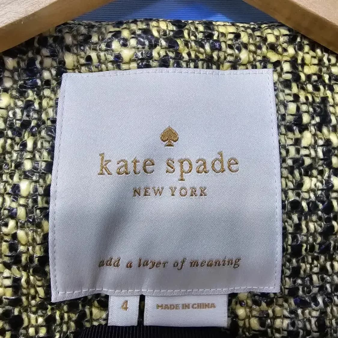 케이트 스페이드 뉴욕 트위드 자켓 ~55반 상품이미지6